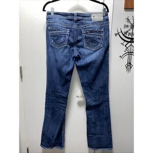 Silver Jean Co Women's Aiko Bootcut Embellished 29/33 Jeans‎